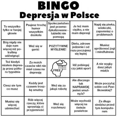 bingo depresyjne